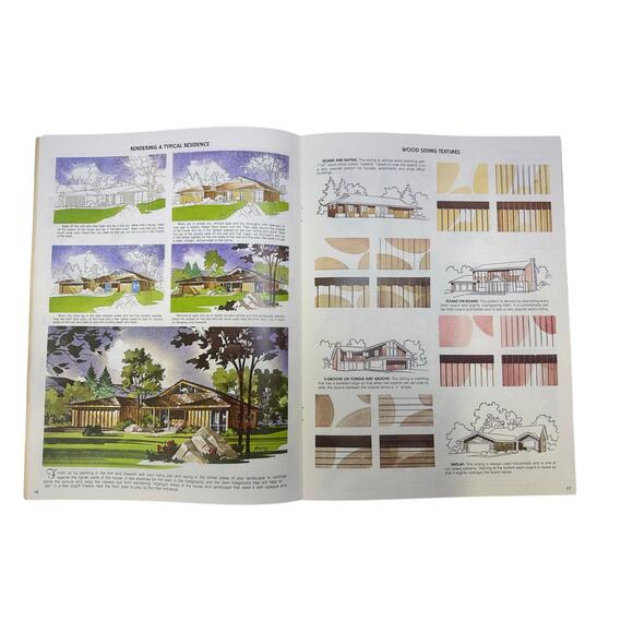 The Watercolor Technique of Architectural Rendering Bernard Atkins Softcover Art - Picture 3 of 5